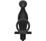 Addicted Toys ANAL PLUG WITH BLACK SILICONE RING 12 CM