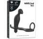Addicted Toys ANAL PLUG WITH BLACK SILICONE RING 12 CM