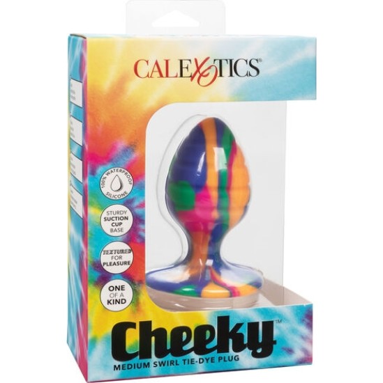 Calexotics CHEEKY MEDIUM SWIRL ANAL PLUG