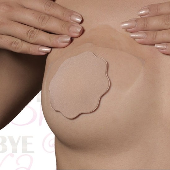 Bye Bra - Tapes BYE-BRA - BREASTS ENHANCER + NIPPLE COVERS SILK CUP A/C