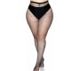 Leg Avenue Hosiery LEG AVENUE - BACKSEAM PANTYHOSE BLACK PLUS SIZE