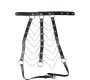 Subblime Fetish SUBBLIME - CHEST HARNESS LEATHER CHAINS BLACK ONE SIZE