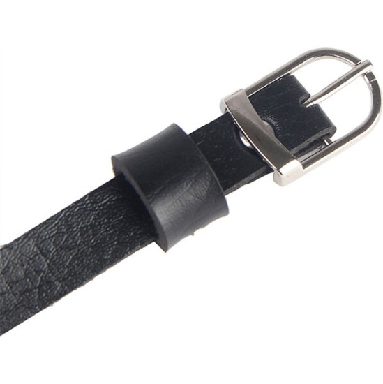 Subblime Fetish SUBBLIME - CHEST HARNESS LEATHER CHAINS BLACK ONE SIZE