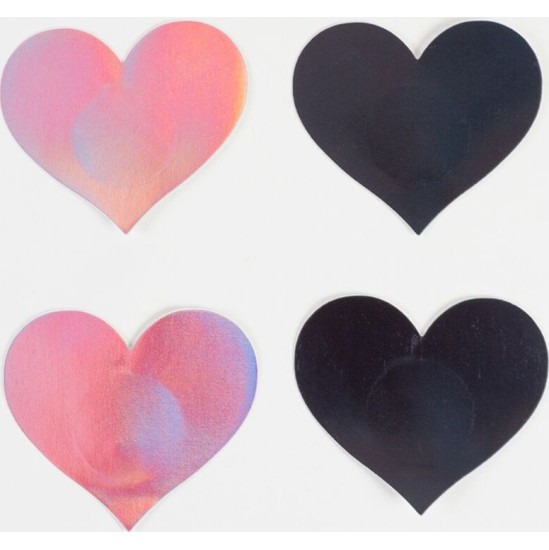 Secretplay 100% Fetish SECRET PLAY - WOW BOOBS! HEART NIPPLE COVERS