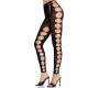 Leg Avenue Hosiery LEG AVENUE - STRAPLESS SEAMLESS OPAQUE STOCKINGS BLACK