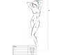 Passion Woman Bodystockings PASSION - WOMAN BS013 WHITE BODYSTOCKING ONE SIZE