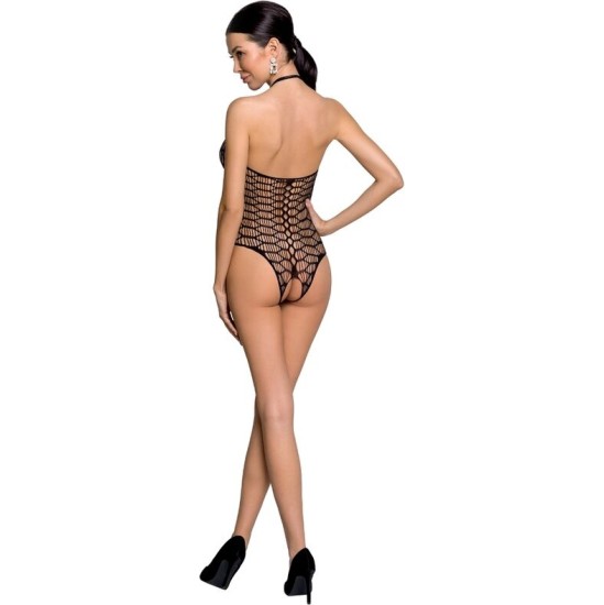 Passion Woman PASSION - WOMAN BS087 BLACK BODYSTOCKING ONE SIZE
