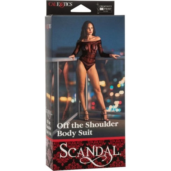Calexotics SCANDAL SHOULDER BODY SUIT ONE SIZE