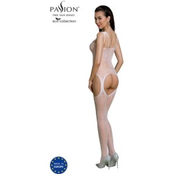 Passion Woman Bodystockings PASSION - ECO COLLECTION BODYSTOCKING ECO BS004 WHITE