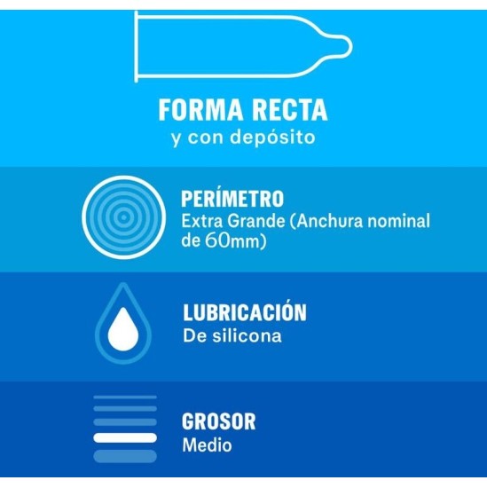 Durex Condoms DUREX - NATURAL XL 12 UNITS