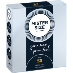 Mister Size CONDOM SIZE M 53 MM (3 UNITS)