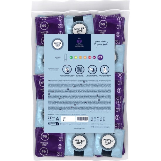 Mister Size CONDOMS SIZE XXXL 69 MM (100 UNITS)