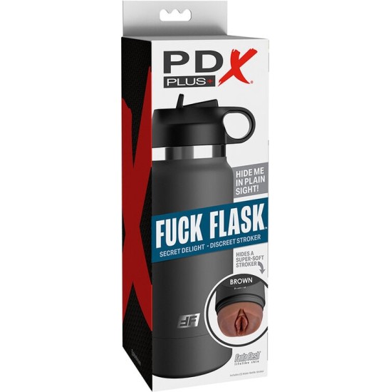 Pdx Plus+ PDX PLUS - FUCK FLASK VAGINE DISCRET STROKER BROWN MODEL 2
