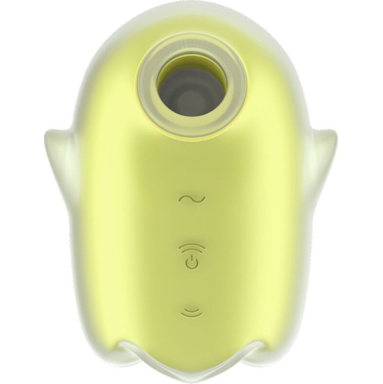 Satisfyer Air Pulse SATISFYER - GLOWING GHOST AIR PULSE & VIBRATOR YELLOW