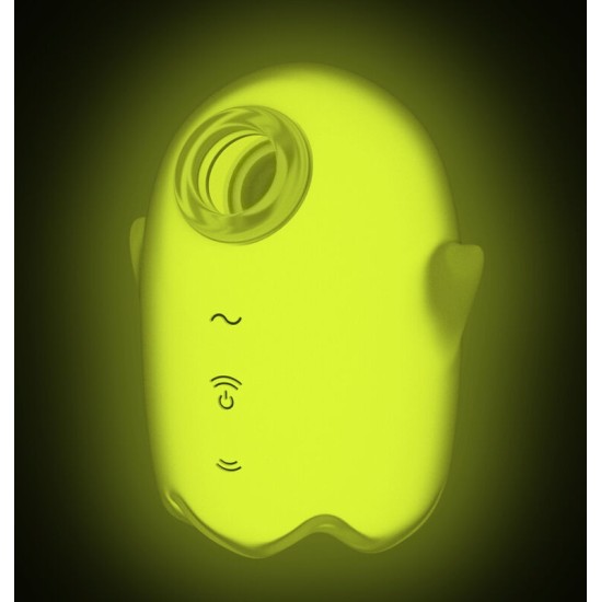 Satisfyer Air Pulse SATISFYER - GLOWING GHOST AIR PULSE & VIBRATOR YELLOW