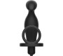 Addicted Toys ANAL PLUG WITH BLACK SILICONE RING 12 CM