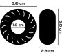 Powering СУПЕРГИБКОЕ И ПРОЧНОЕ КОЛЬЦО ДЛЯ ПЕНИСА 5 СМ PR08 ЧЕРНОЕ