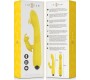 Intense Fun INTENSE - TOKY MULTIFUNCTION VIBRATOR UP & DOWN WITH CLITORAL STIMULATOR YELLOW