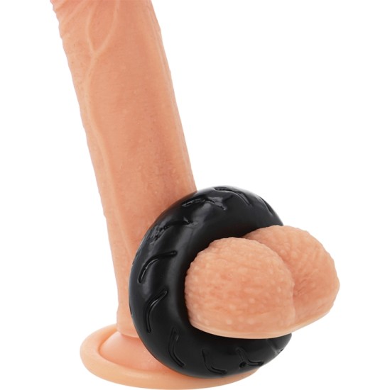 Powering SUPER FLEXIBLE AND RESISTANT PENIS RING 5CM PR08 melns