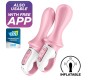 Satisfyer Connect SATISFYER AIR PUMP BOOTY 5+ TÄISPUUTUV ANAALVIBRAATOR - ROOSA