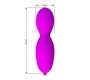 Pretty Love Flirtation PRETTY LOVE - VEGA ROTATION AND VIBRATION MASSAGER WITH 12 FUNCTIONS FUCHSIA