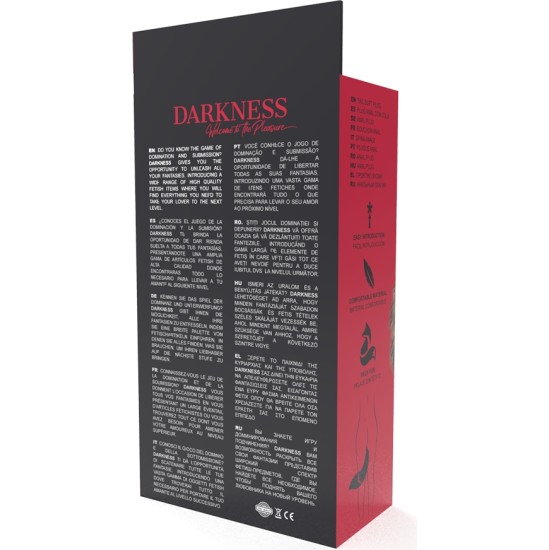 Darkness Anal DARKNESS - NATŪRALI uodega SU SILIKONINIU ANALINIU KAMŠTUMU 10 CM