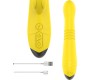 Intense Fun INTENSE - TOKY MULTIFUNCTION VIBRATOR UP & DOWN WITH CLITORAL STIMULATOR YELLOW