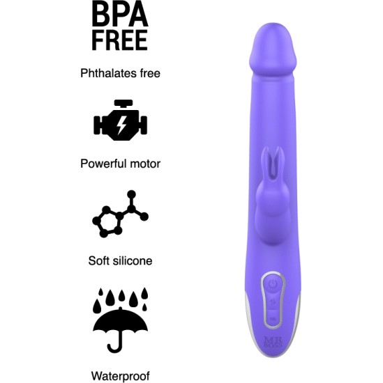 Mr. Boss MR BOSS- ARTURO VIBRATOR & ROTATOR COMPATIBLE WITH WATCHME WIRELESS TECHNOLOGY