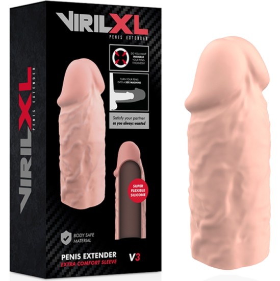 Virilxl LIQUID SILICONE V3 NATURAL PENIS EXTENSION