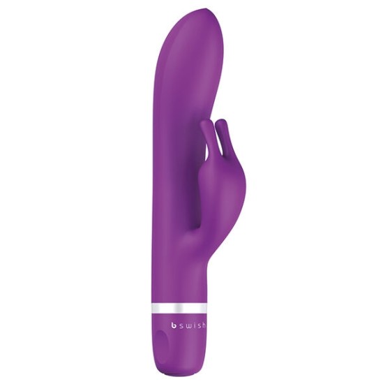 B Swish Vibrators ar klitora stimulātoru violets