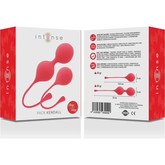 Intense Health & Fun INTENSE — НАБОР БУСИН KEGEL KENDALL sarkans