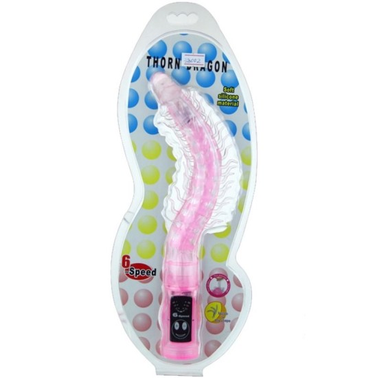 Baile Stimulating BAILE THORN FLEXIBLE VIBRATOR rozā