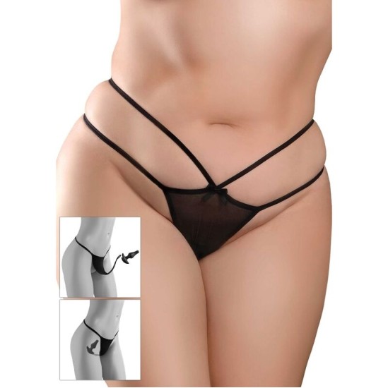 Hook Up Panties - Sieviešu stringa biksītes ar stimulātoru un pulti