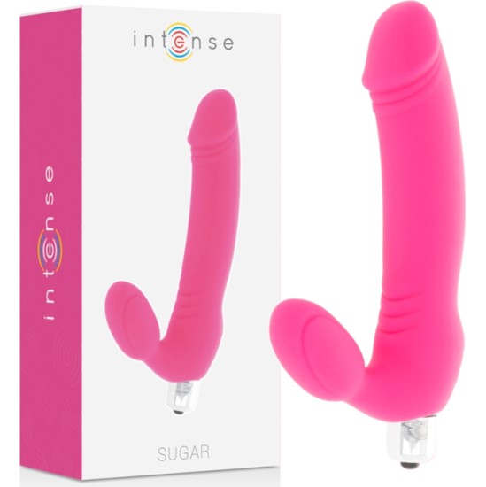 Intense Fun Vibrators ar klitora stimulātoru rozā