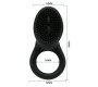 Pretty Love Male PRETTY LOVE COBRA VIBRATING RING - melns