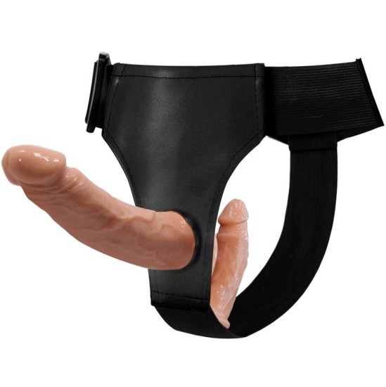 Baile Harness Collection BAILE ULTRA Aistringi DIRŽAI DVIGUBAI DildoS DIRŽELIAI