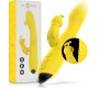 Intense Fun INTENSE - TOKY MULTIFUNCTION VIBRATOR UP & DOWN WITH CLITORAL STIMULATOR YELLOW