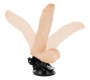 Basecock Reālistisks vibrators ar pulti 21 CM