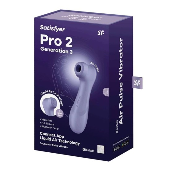 Satisfyer Connect Stimulātors ar aplikācijas vadību lillā