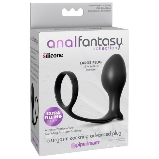 Anal Fantasy Series Anālais spraudnis ar dzimumlocekļa gredzenu