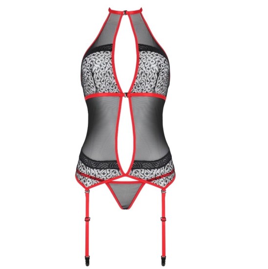 Passion Woman Corsets PASSION - SATARA CORSET EROTIC LINE RED L/XL