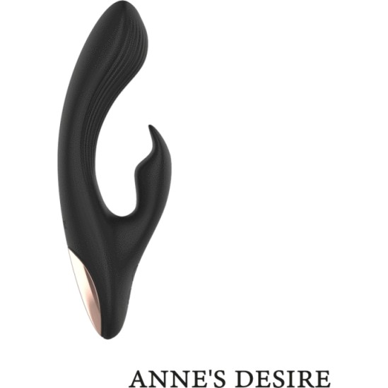 Anne's Desire Stimulējošs vibrators saderīgs ar WATCHME bezvadu tehnoloģiju melns/zelta