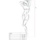 Passion Woman Bodystockings PASSION WOMAN BS034 WHITE BODYSTOCKING ONE SIZE