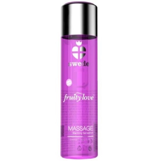 Swede FRUITY LOVE SOOJENDAVA TOIMEGA MASSAAŽIÕLI ROOSA VAARIKA JA RABARBER 60 ML