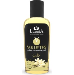 Intimateline Luxuria LUXURIA VOLUPTAS PĀRTIKAS MASĀŽAS GELS SILDOŠS EFEKTS - VANIĻA 100 ML