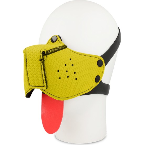 Ohmama Fetish DOG MUZZLE - YELLOW