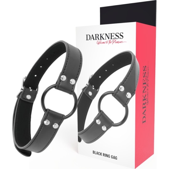 Darkness Bondage PIMEDUS - RÕNGA LÄBIMÕIDURIGA 3,6 CM GAG