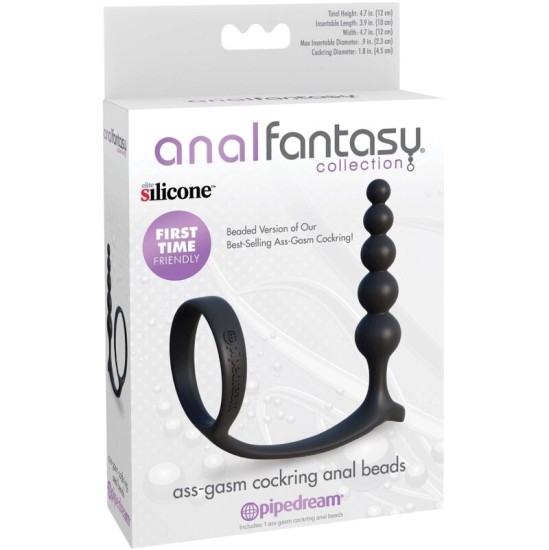 Anal Fantasy Elite Collection ASS-GASM COCKRING ANAL BEADS