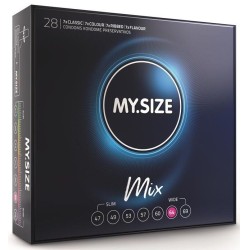 My Size Mix CONDOMS 64 MM 28 UNITS