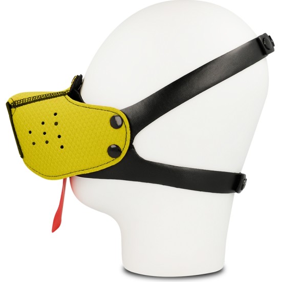 Ohmama Fetish DOG MUZZLE - YELLOW